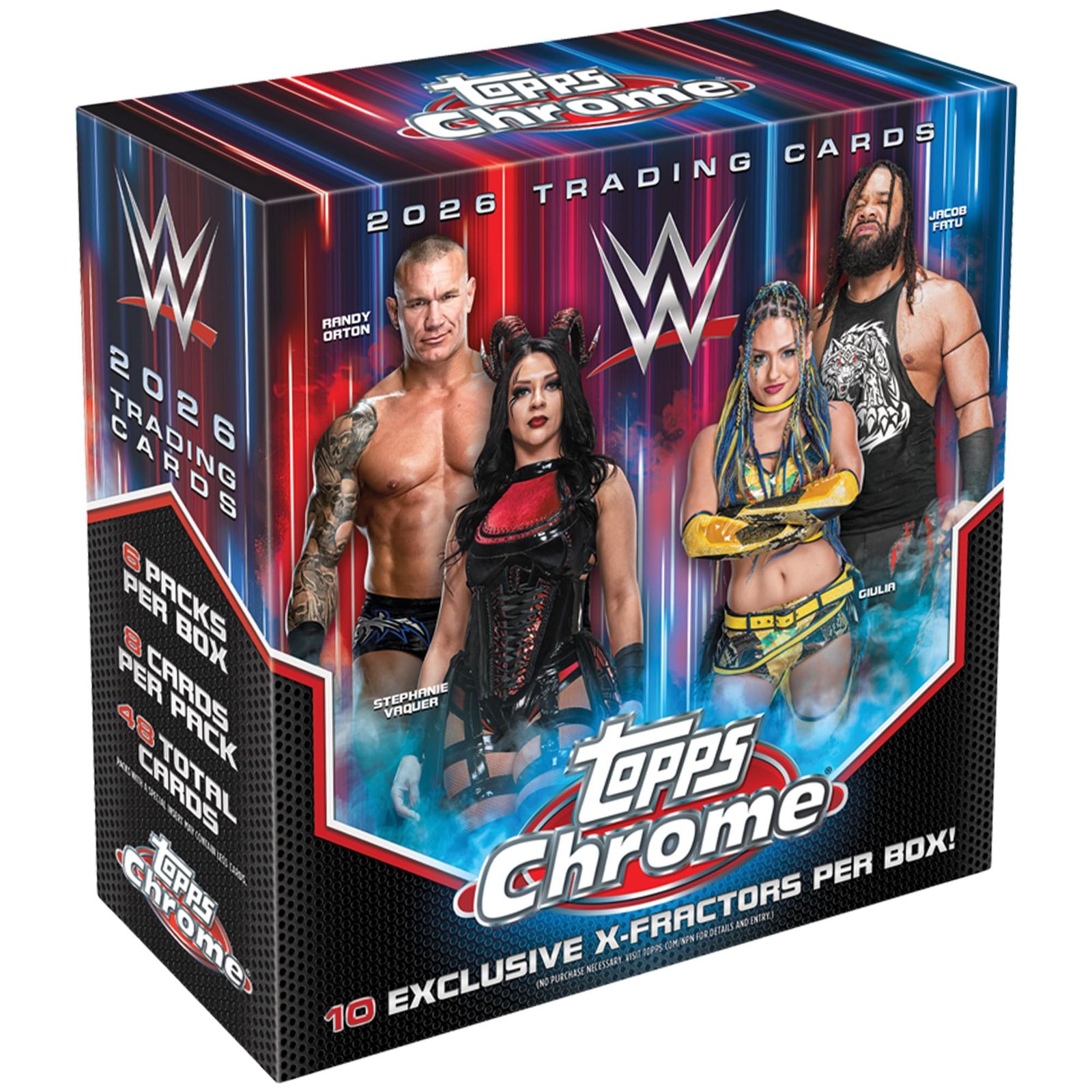 2026 Topps Chrome WWE - ファクトリーシール - メガボックス