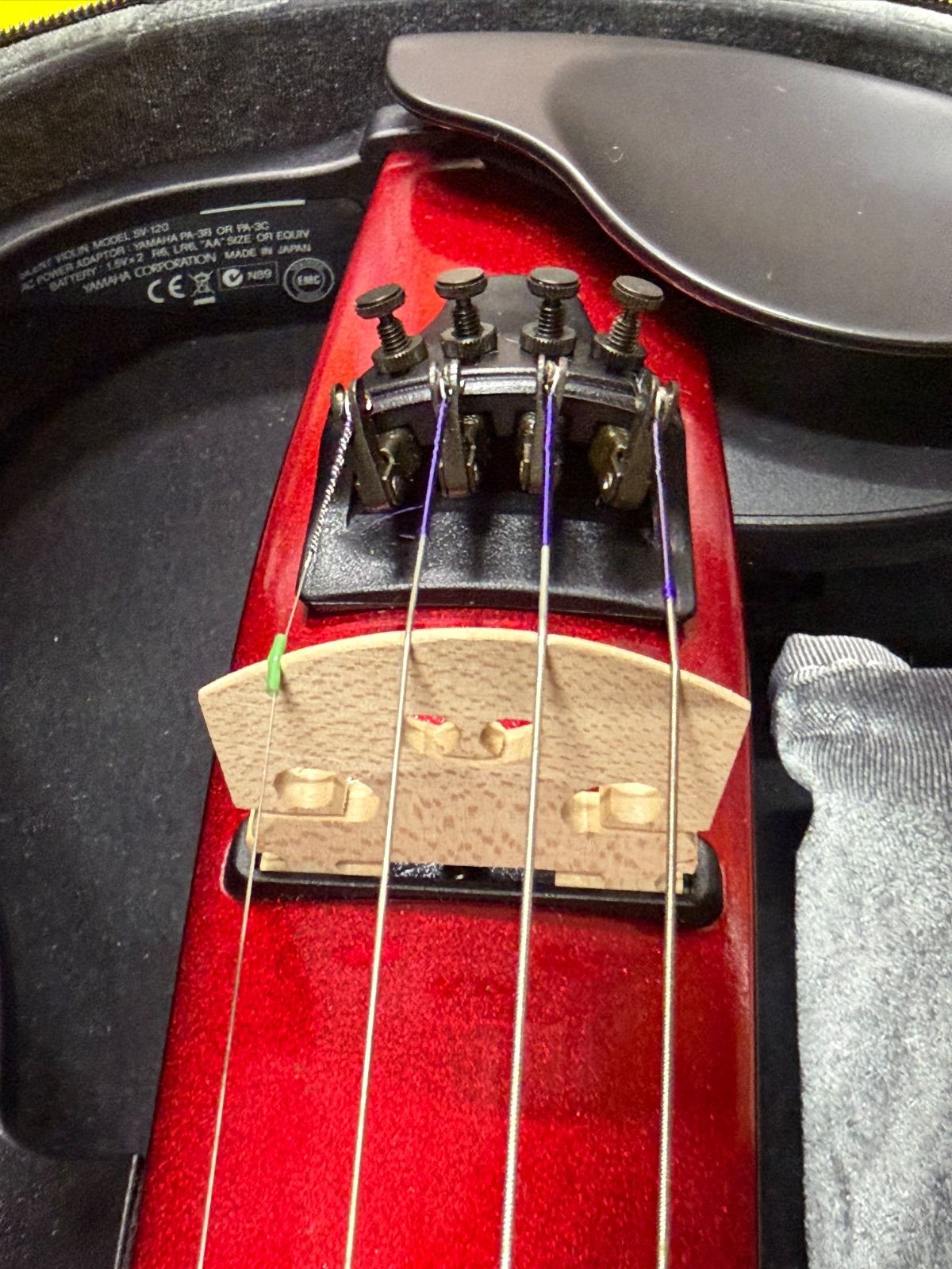 希少カラー】YAMAHA サイレントバイオリン SV-120S 弓・ケース付