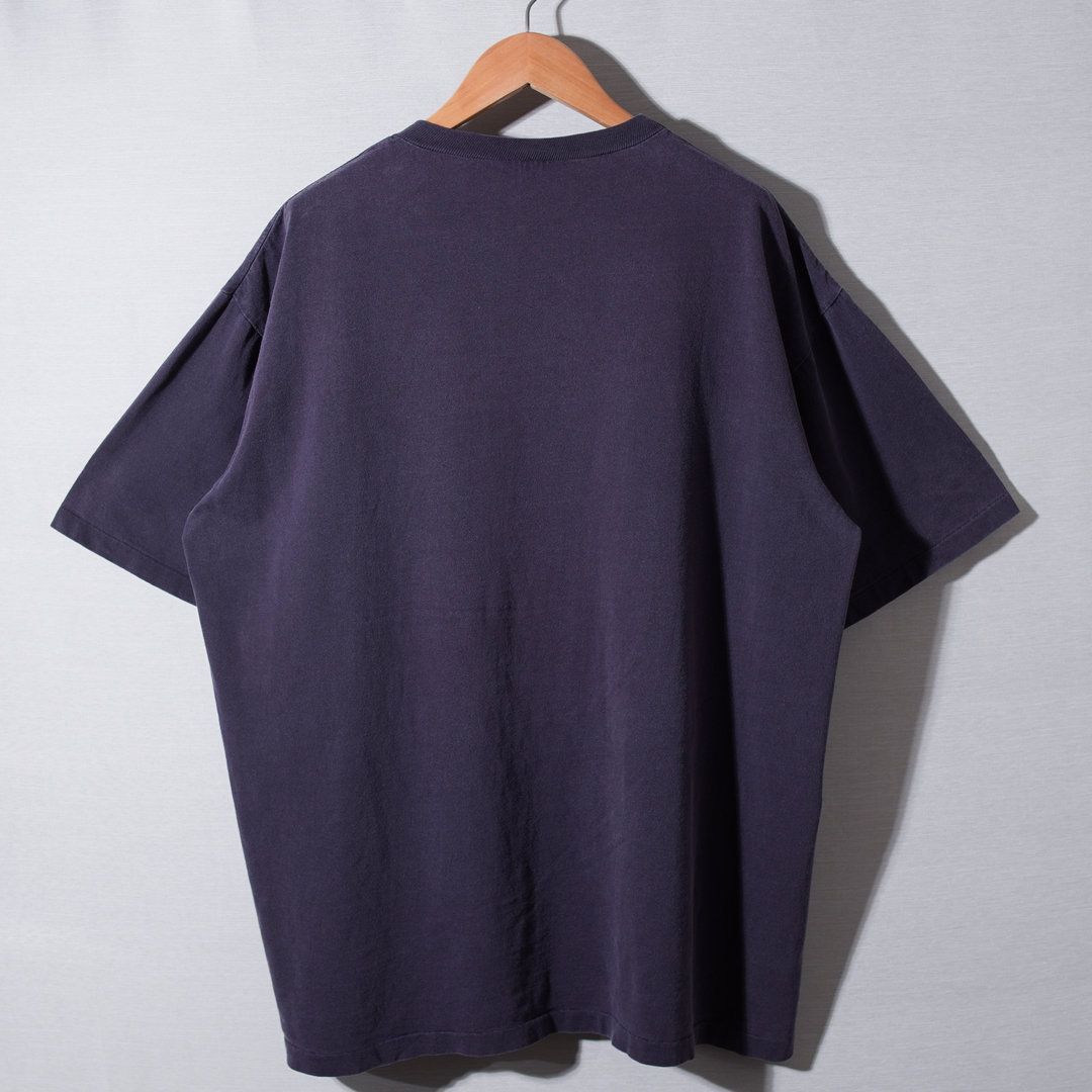 90s USA製 MLB ブルージェイズ Tシャツ XL フェード 茄子紺 1990年製