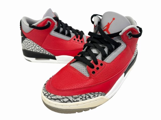 ナイキ NIKE Air Jordan 3 Retro SE Unite Fire Red エアジョーダン3 レトロ ユナイトファイヤーレッド CK5692-600 27 レッド ブランド古着ベクトル 中古▲260619