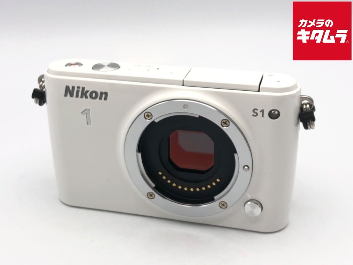 【中古】 【並品】 ニコン Nikon1 S1 ボディ ホワイト