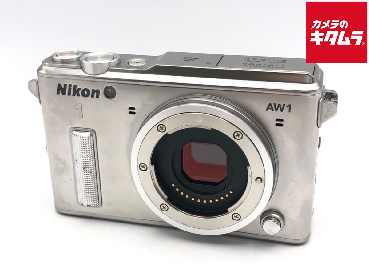 【中古】 【並品】 ニコン Nikon 1 AW1 ボディ シルバー