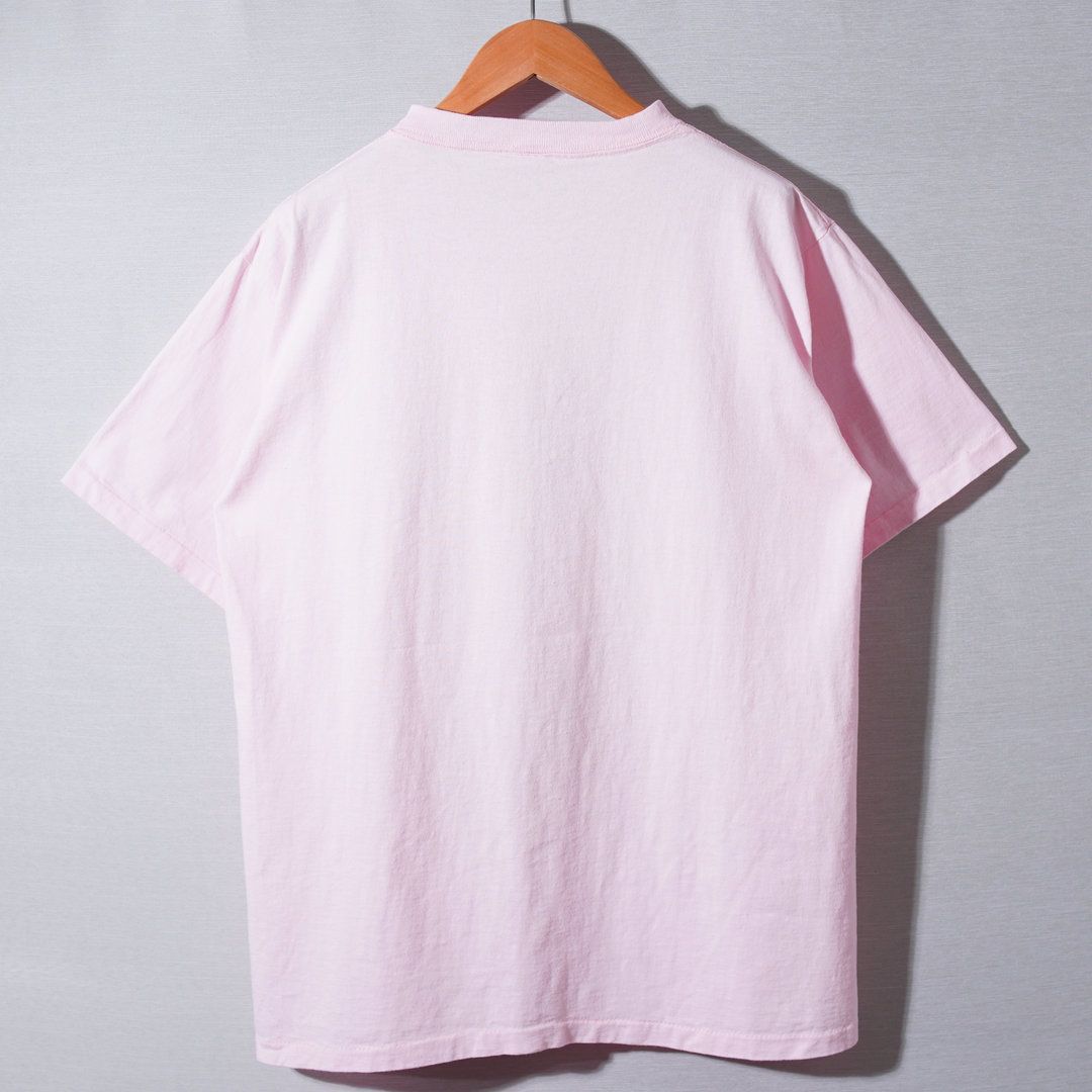 90s USA製 ディズニー Disney Tシャツ XL ライトピンク ユニセックス