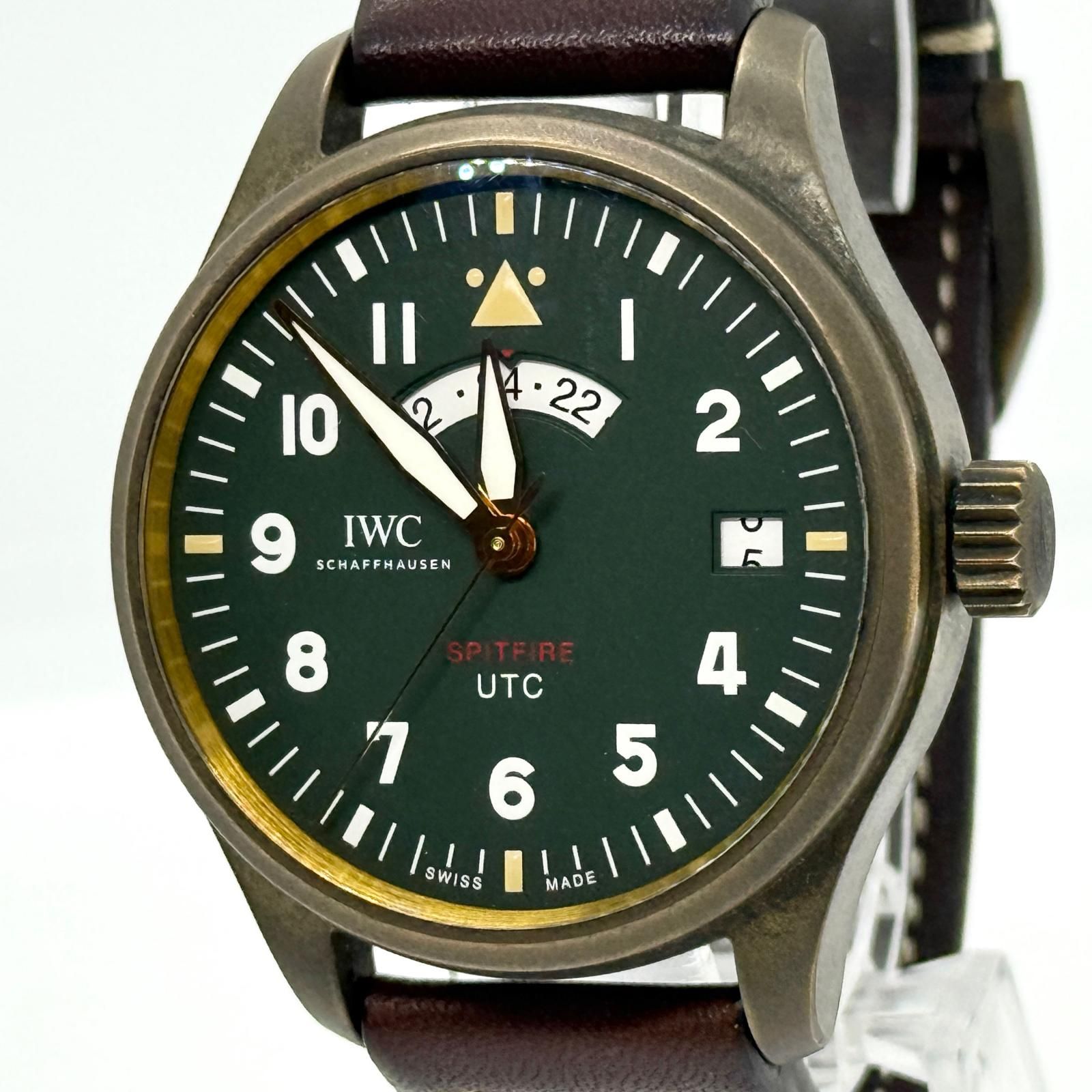 IWC SCHAFFHAUSEN アイダブリューシー シャフハウゼン パイロットウォッチ IW327101 6203360 カーキ メンズ 腕時計 稼働品