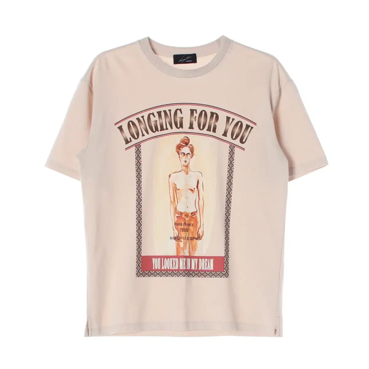 SONGZIO HOMME(ソンジオ・オム) グラフィック プリント コットン 半袖 Tシャツ
