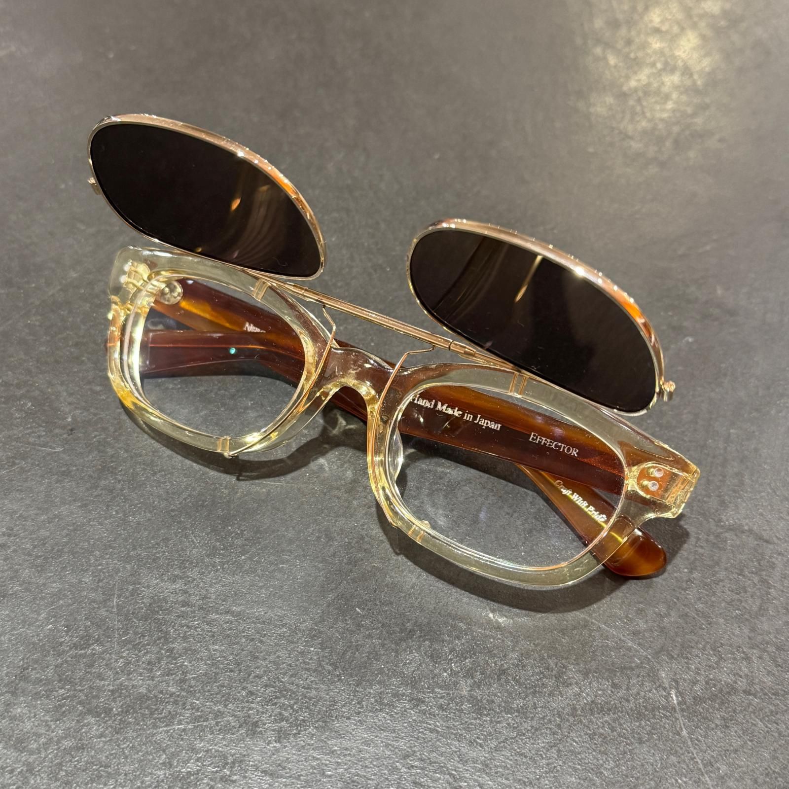 NEIGHBORHOOD EFFECTOR TRAMP サングラス クリップオン型