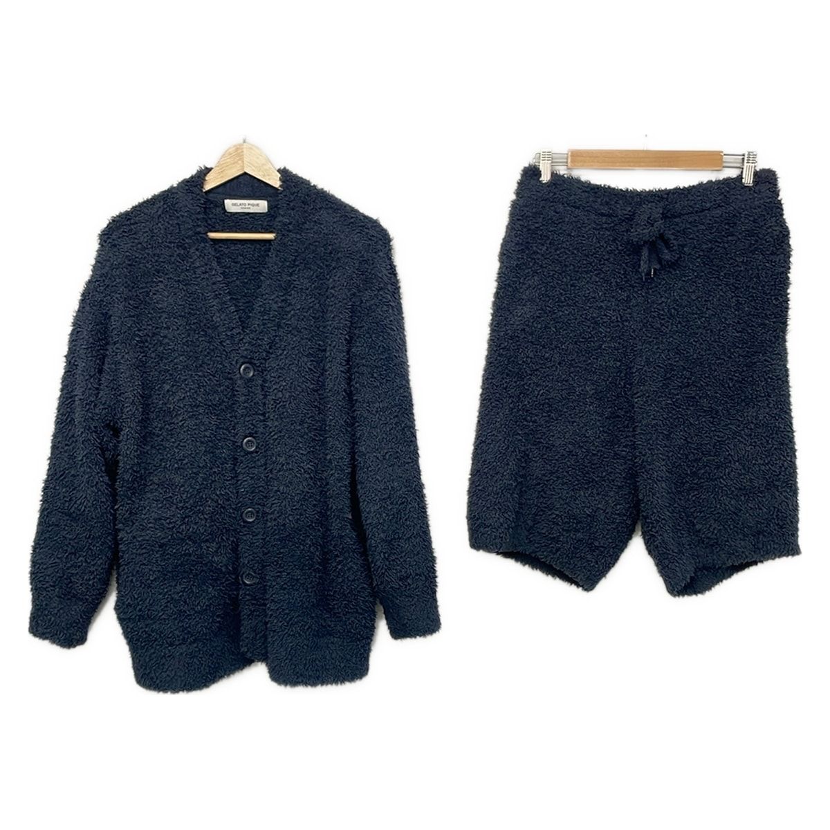 gelato pique(ジェラートピケ) メンズセットアップ メンズ美品 - ネイビー HOMME