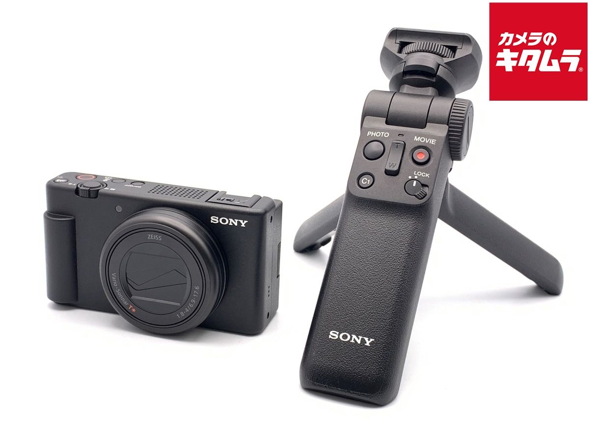 【中古】 【美品】 ソニー VLOGCAM ZV-1M2G B シューティンググリップキット ブラック