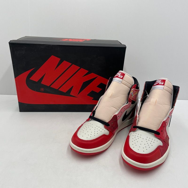 【中古品】 NIKE ナイキ × SPIDER-MAN スパイダーマン AIR JORDAN 1 RETRO HIGH OG SP DV1748-601 エア ジョーダン レトロ ハイ オリジナル スニーカー【160-260619-sa-02-tei】