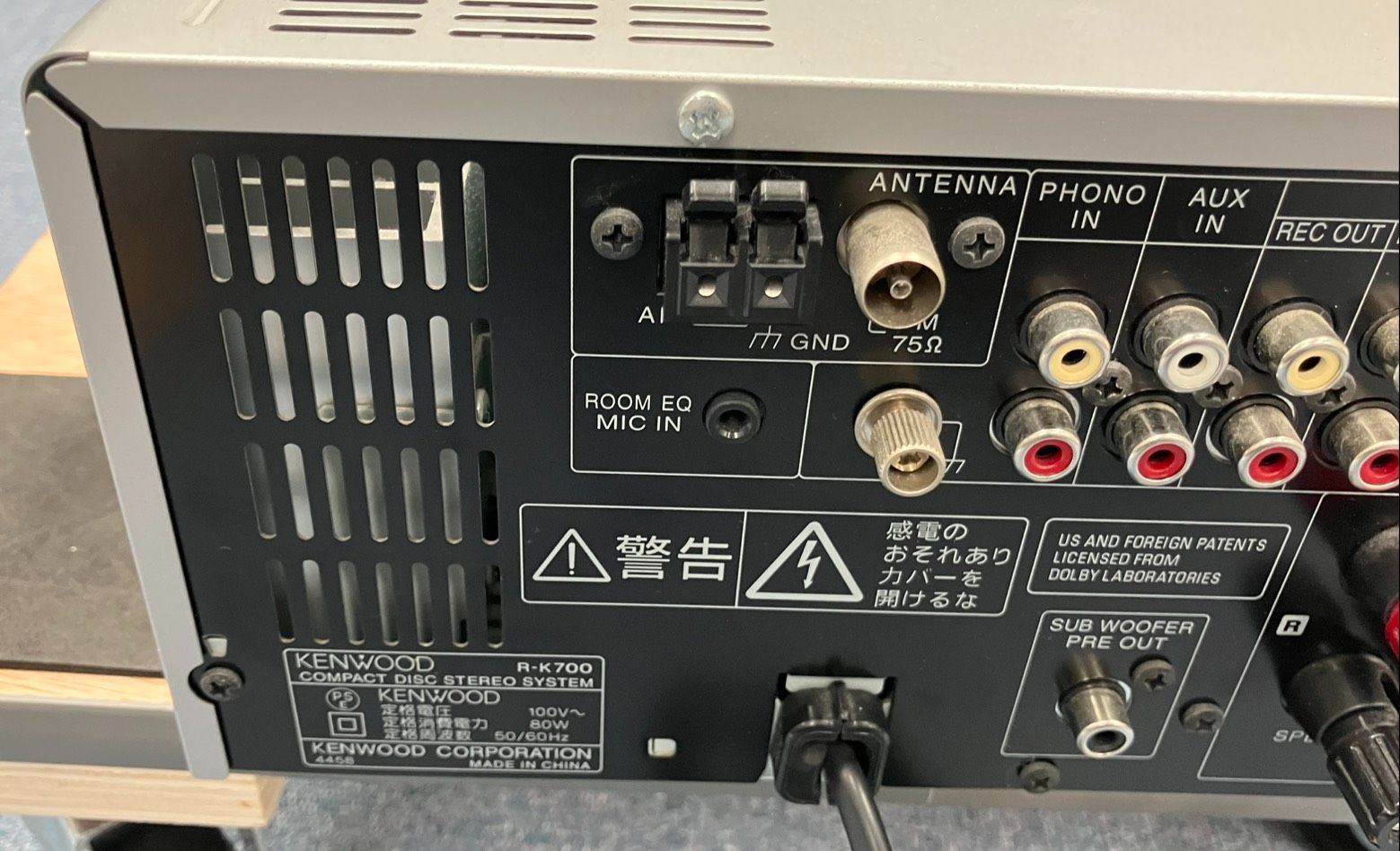 G003-SA7-198 KENWOOD ケンウッド COMPACT Hi-Fi COMPONENT SYSTEM