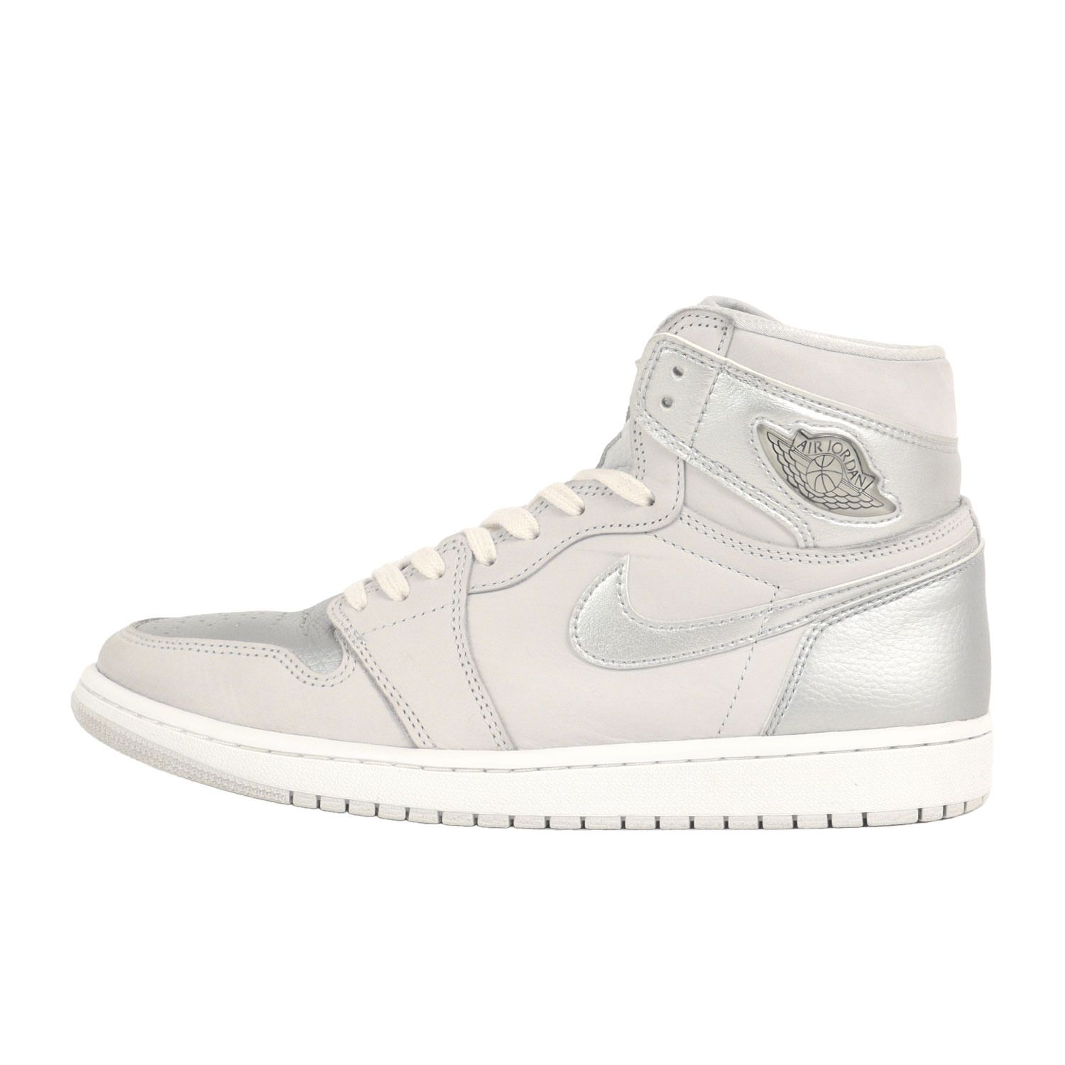 NIKE ナイキ サイズ:US9.5(27.5cm) AIR JORDAN 1 RETRO HIGH OG CO.JP TOKYO (DC1788-029) エアジョーダン1 レトロ ハイ ナチュラルグレー メタリックシルバー【中古】