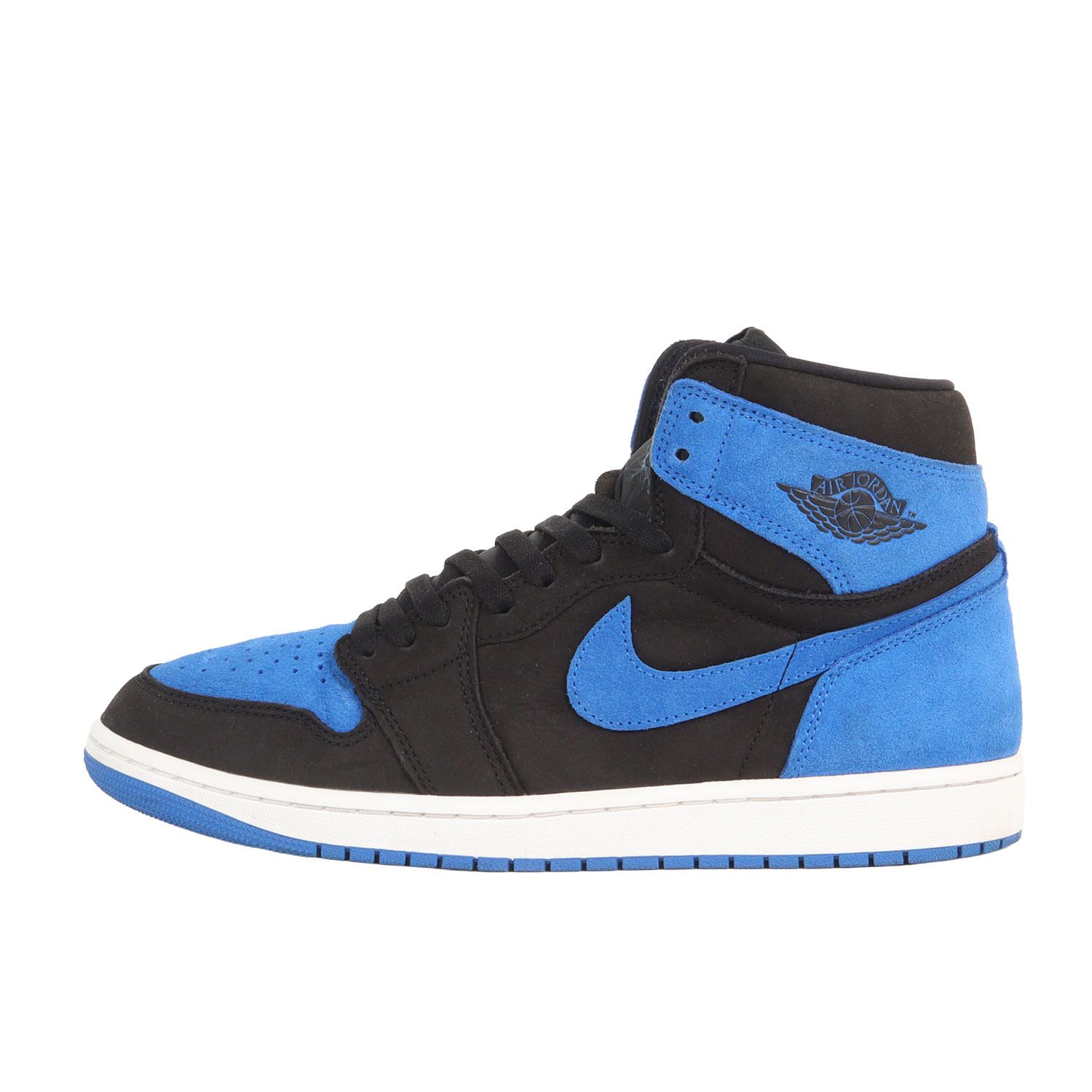 【美品】NIKE ナイキ サイズ:US11(29.0cm) AIR JORDAN 1 RETRO HIGH OG ROYAL REIMAGINED (DZ5485-042) エアジョーダン1 レトロ ハイ ブラック ロイヤルブルー【中古】