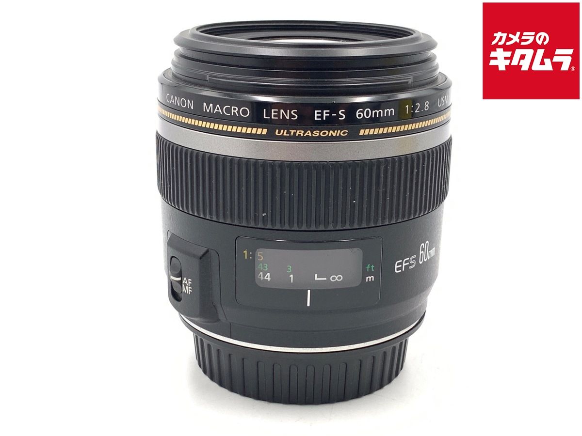 【中古】 【難あり品】 キヤノン EF-S60mm F2.8 マクロ USM