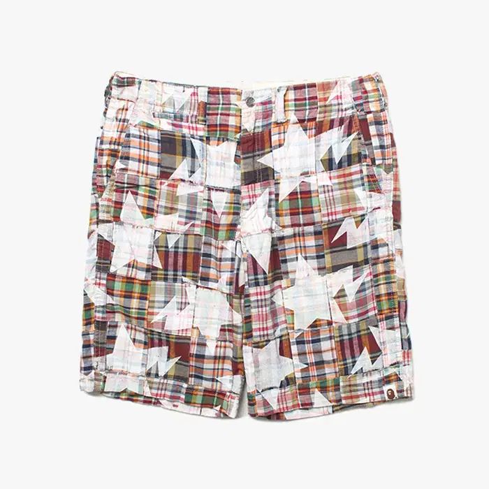 BAPE「パッチワークハーフパンツ」