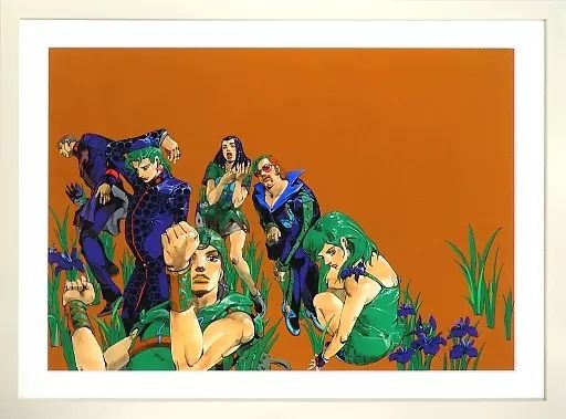 中古】原画イラストボード 付属品付)『ジョジョの奇妙な冒険』 高級