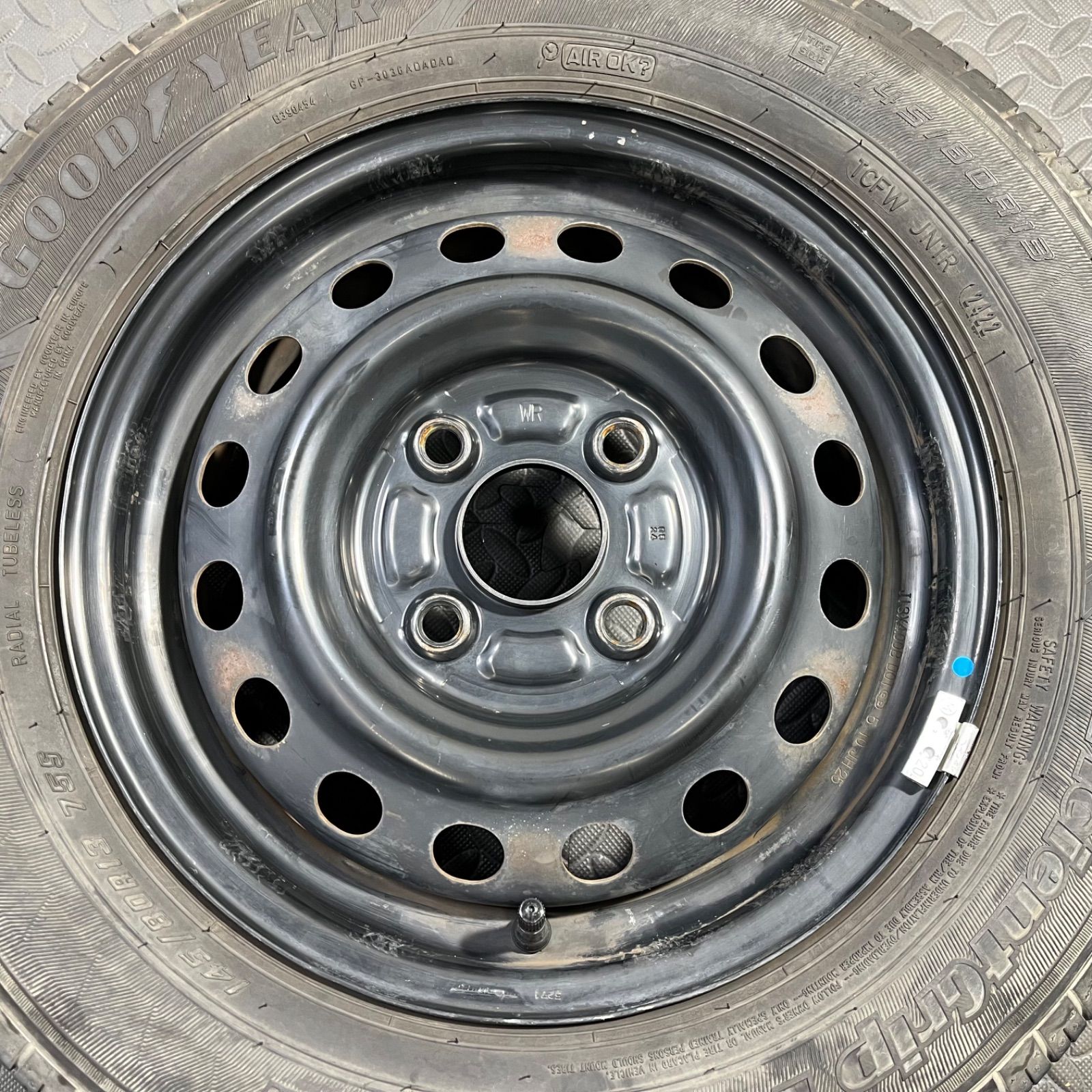 22/24年製 145/80R13 グッドイヤー エフィシェントグリップ EG01