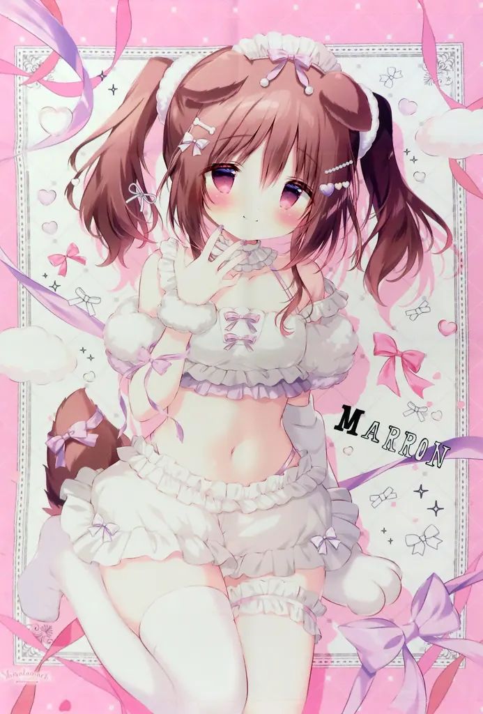【中古】同人ポスター・タペストリー・カレンダー系 【オリジナル】組み立てB2タペストリー まろん(しらたま) FANBOX継続特典第6弾/しらたまこ