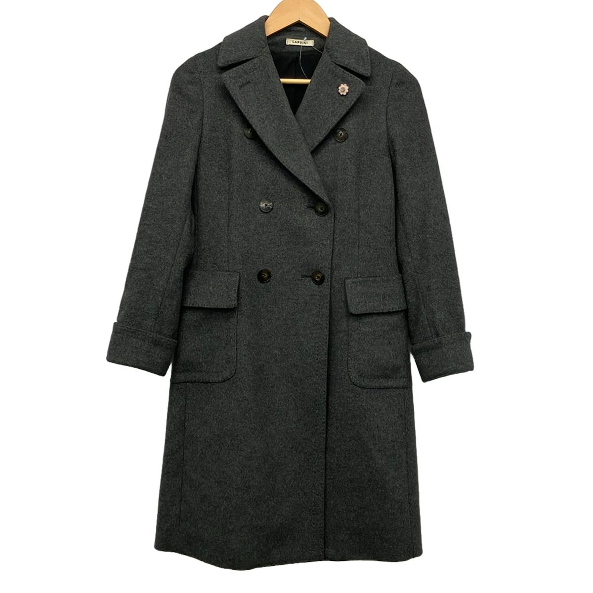 lardini(ラルディーニ) コート サイズ38 REG レディース - ダークグレー 長袖/秋/冬
