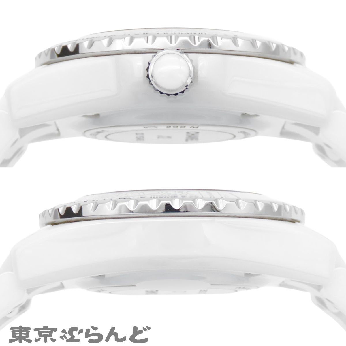 シャネル CHANEL J12 20 H6477 ホワイト セラミック SS ダイヤモンド 20周年記念 限定2020本 箱 保証書付 腕時計 レディース クォーツ 101878063