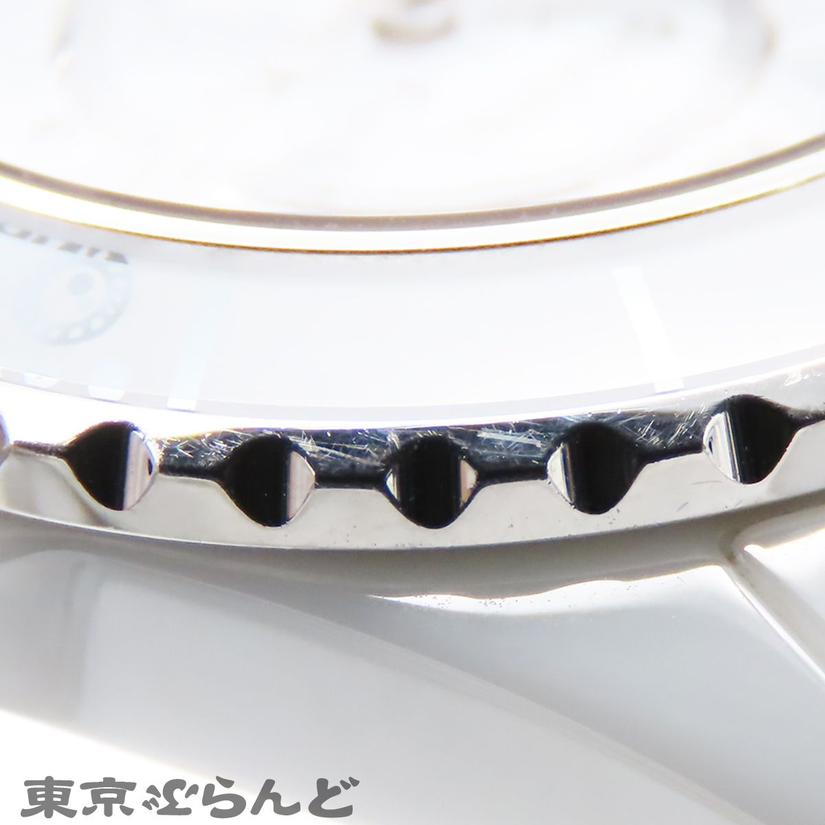 シャネル CHANEL J12 20 H6477 ホワイト セラミック SS ダイヤモンド 20周年記念 限定2020本 箱 保証書付 腕時計 レディース クォーツ 101878063
