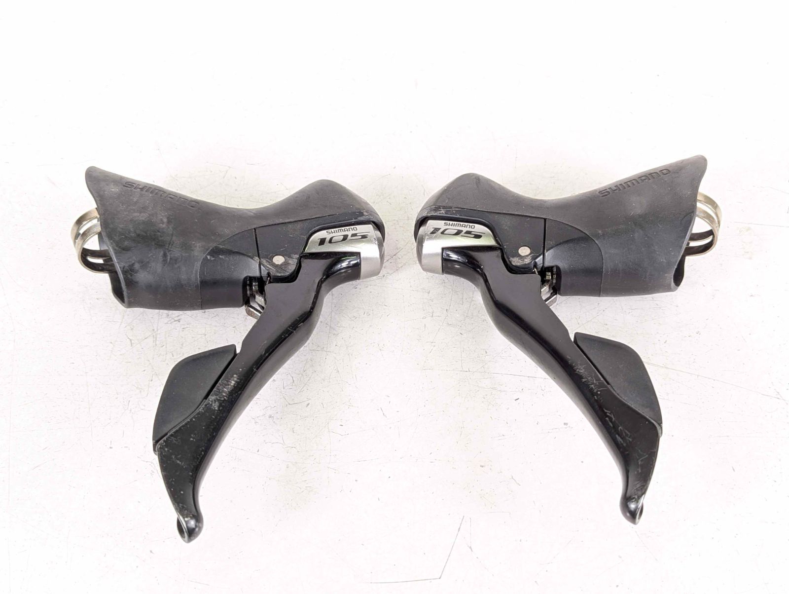 【並品】Shimano シマノ 105 ST 5800 非油圧 機械式 2x 11 STIレバー ST260617B