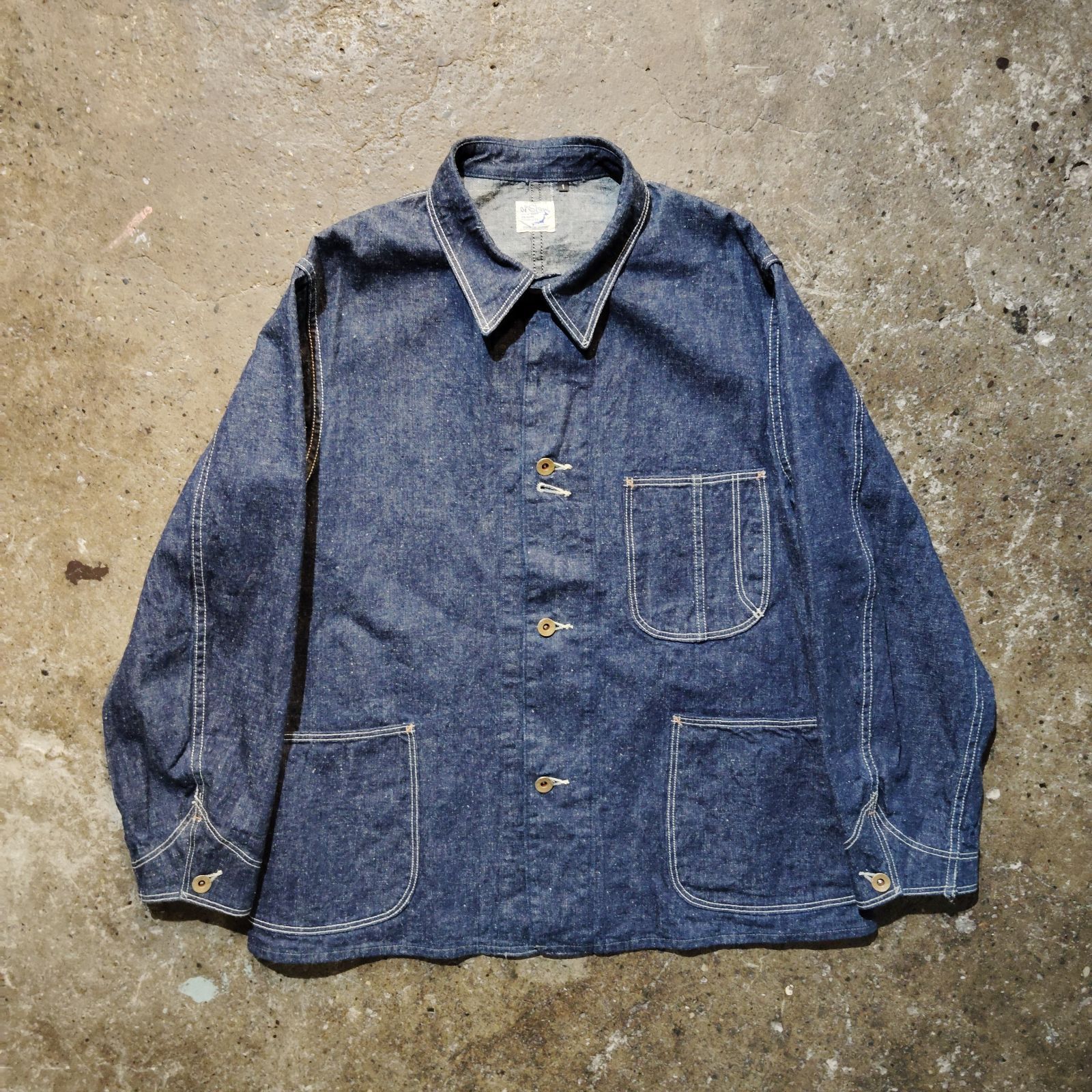 オアスロウ　カバーオール　大戦モデル　サイズ2 美品 orSlow 1940's COVERALL 大戦モデル オアスロウ デニムカバーオール