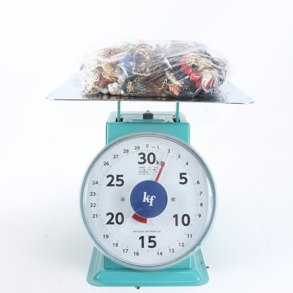 まとめ 約2kg セット ピアス ブレスレット ブローチ 指輪 金属 パール アクセサリー ネックレス レディース メンズ WIM EE46-2【中古】