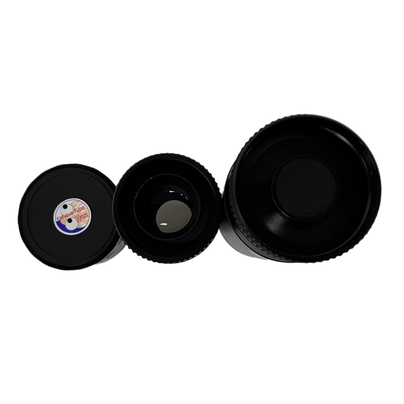 NIKON Tele Lens 400mm 1:8 Soft 90mm Macro 120mm Fisheye 20mm