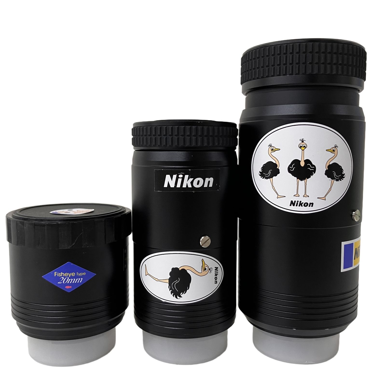 NIKON Tele Lens 400mm 1:8 Soft 90mm Macro 120mm Fisheye 20mm