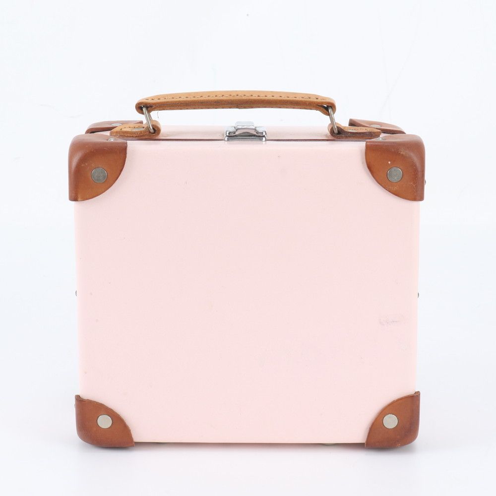 美品 グローブトロッター アナスタシア ミニ トランク ボックス型 レザー ハンドバッグ レディース WNM EF13-3【中古】