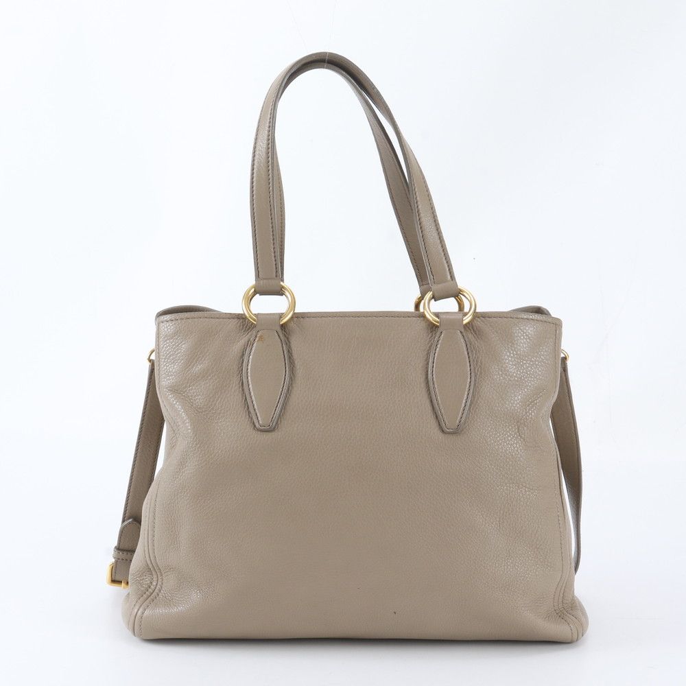 極美品 ミュウミュウ レザー 2WAY ショルダーバッグ 斜め掛け ハンド
