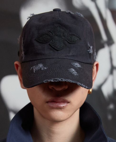 アルバン 펠트 ボールキャップ ネイビー