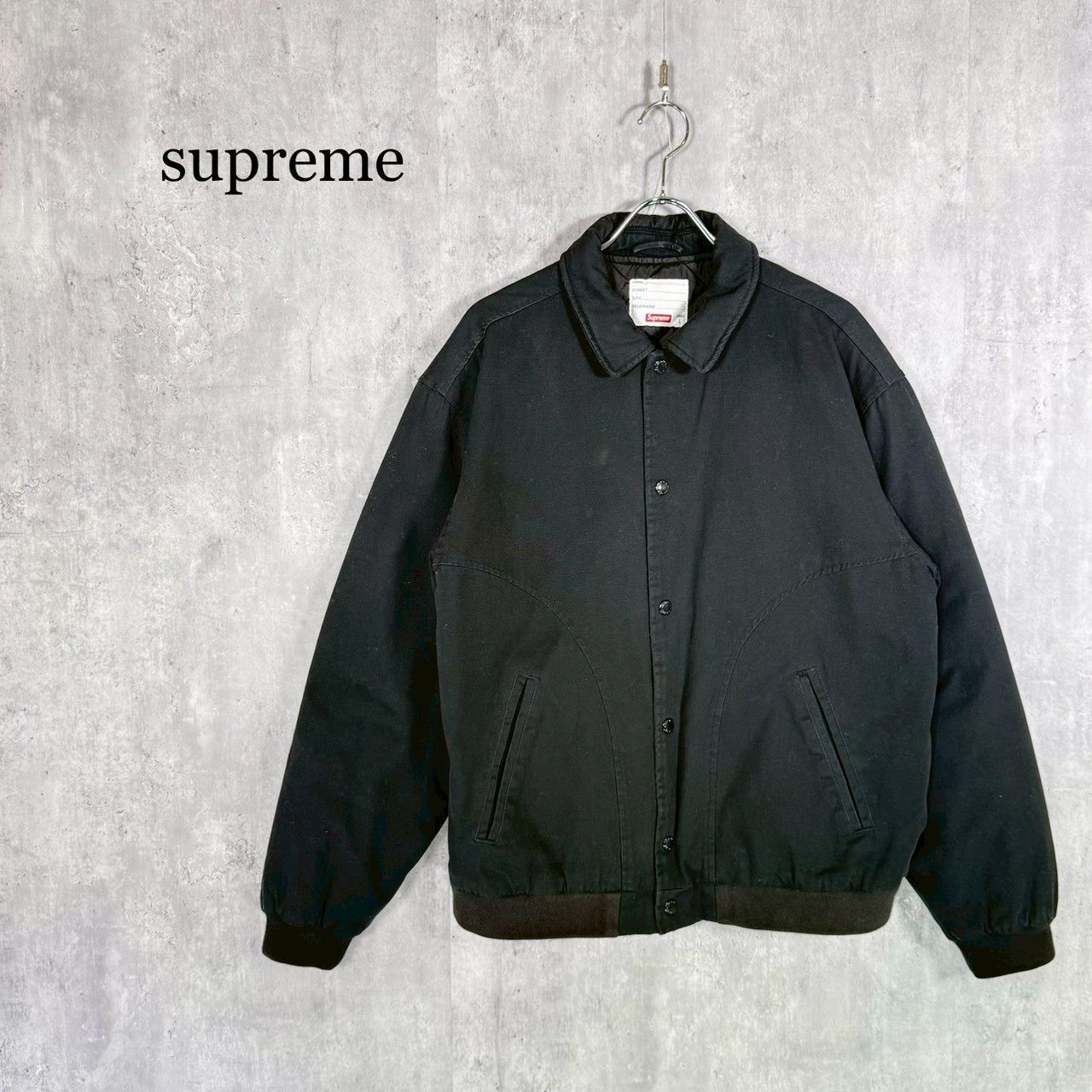 『supreme』シュプリーム(L) Supreme TwillVarsity Jacket ツイル バーシティ ジャケット