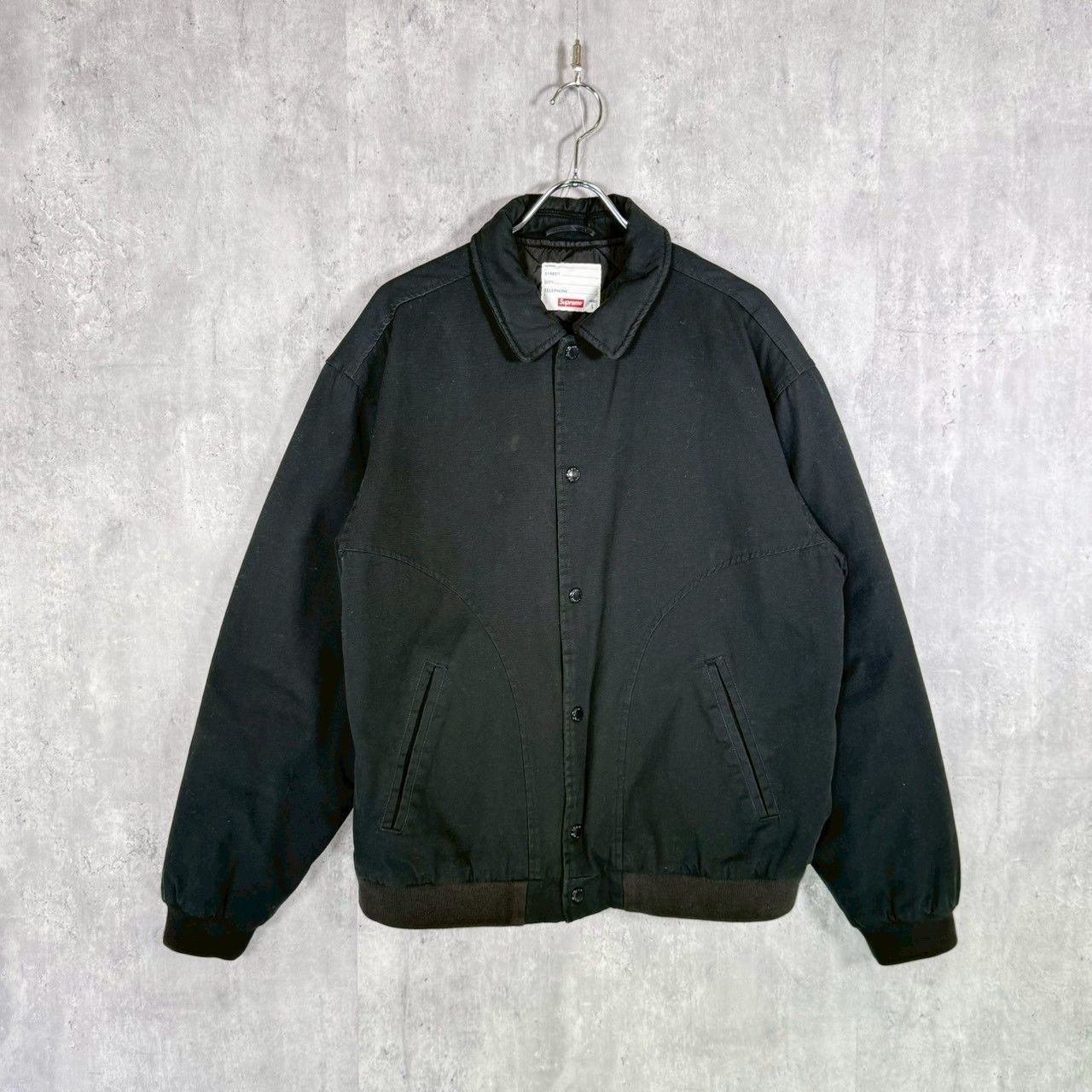 supreme』シュプリーム(L) Supreme TwillVarsity Jacket ツイル バー