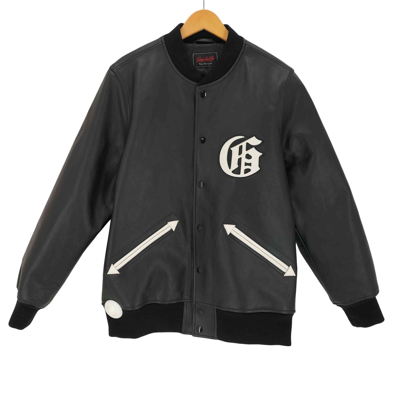 ギャングスタビル GANGSTERVILLE LOCOS - LEATHER JACKET メンズ import：S