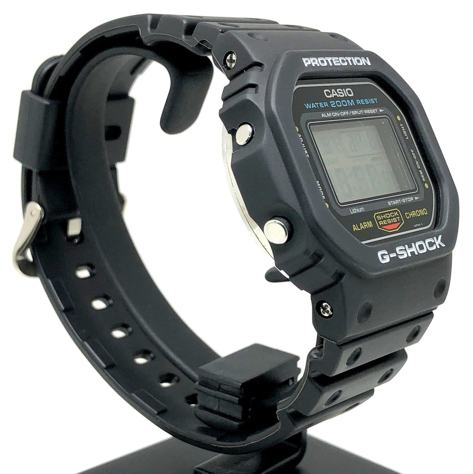 G-SHOCK ジーショック DW-5600C-1V M901 海外モデル 200M表記 鏡面裏蓋