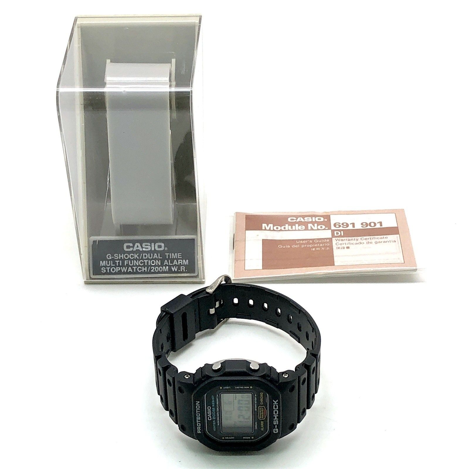 G-SHOCK DW-5600C-1V 901スピード200M表記 海外モデル G-SHOCK ジーショック DW-5600C-1V M901 海外モデル 200M表記 鏡面裏蓋