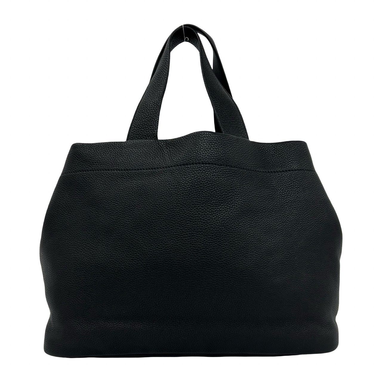 PRADA ブラック トートバッグ　abc様用 極 美品 PRADA プラダ 三角ロゴ 金具 パンチング ヴィッテロダイノ