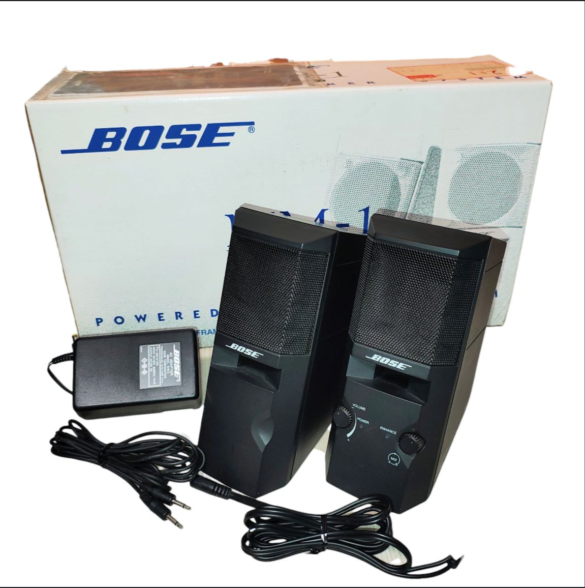 BOSE スピーカー　MODEL MM-1 希少 BOSE MM-1 アクティブスピーカー 動作品 元箱付 ボーズ 高音質