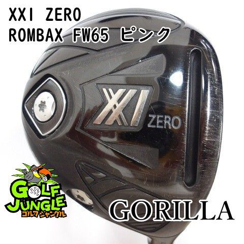 【中古】フェアウェイウッド ゴリラ XX1 ZERO ROMBAX FW65 ピンク R 18 フェアウェイウッド 地クラブ カスタム カーボンシャフト おすすめ メンズ 右 [0472]