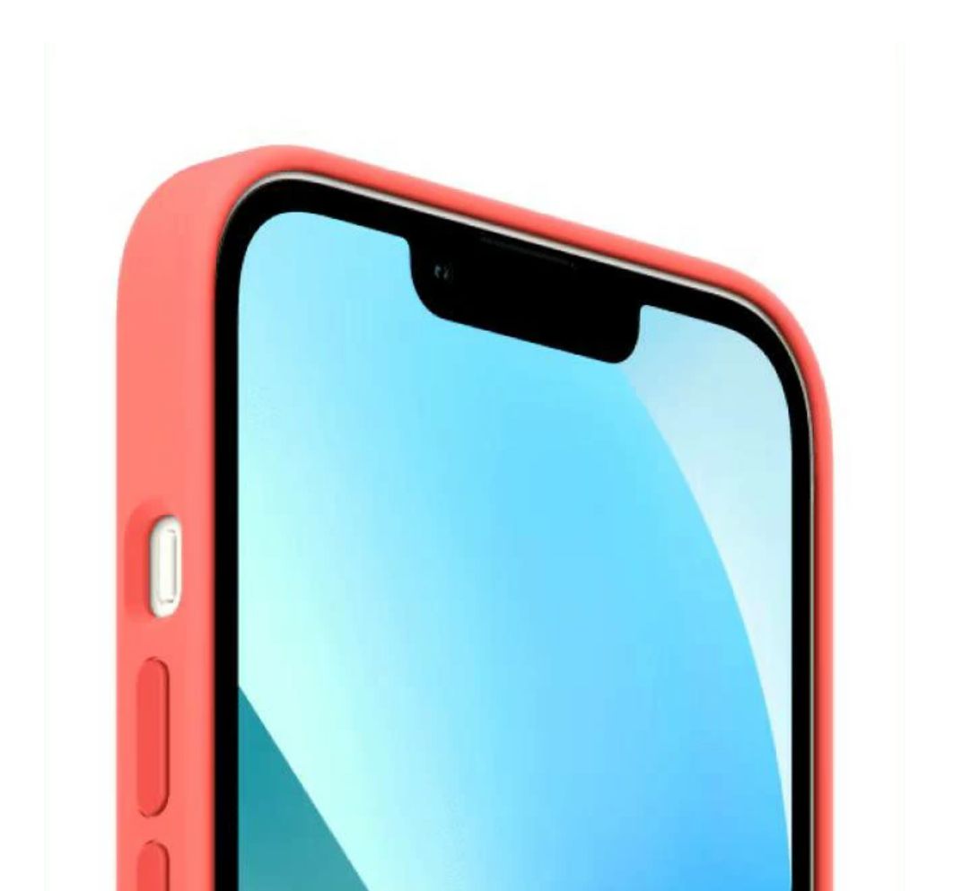 Apple純正 iPhone13 シリコーンケース MagSafe対応 ピンクポメロ