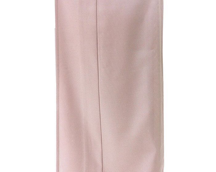 夏物 絽色無地 合繊 梅灰 身丈165.5cm 裄丈69.5cm 丸に橘 夏用 色無地
