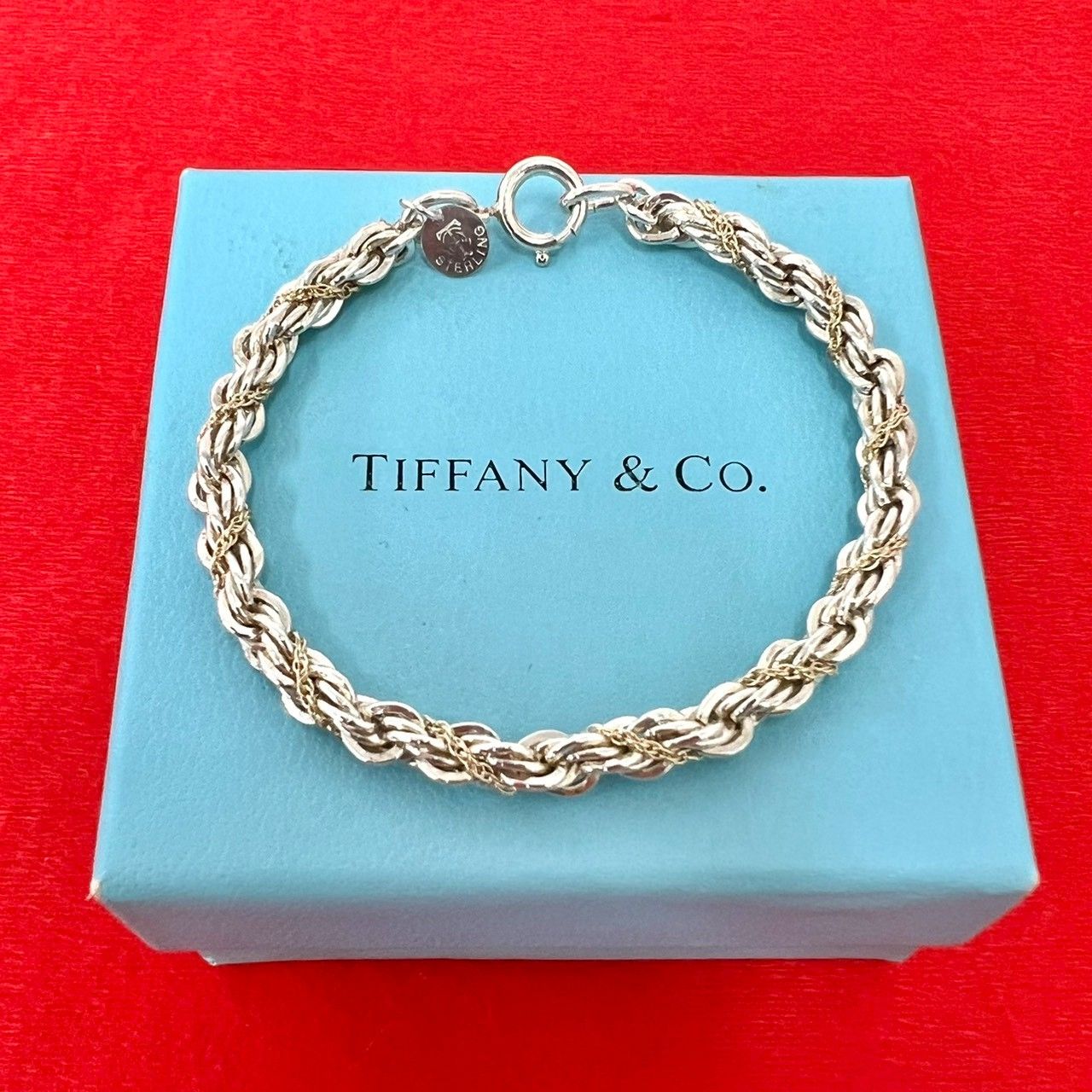 極 美品 TIFFANY&Co. ティファニー ヴィンテージ ツイストロープ