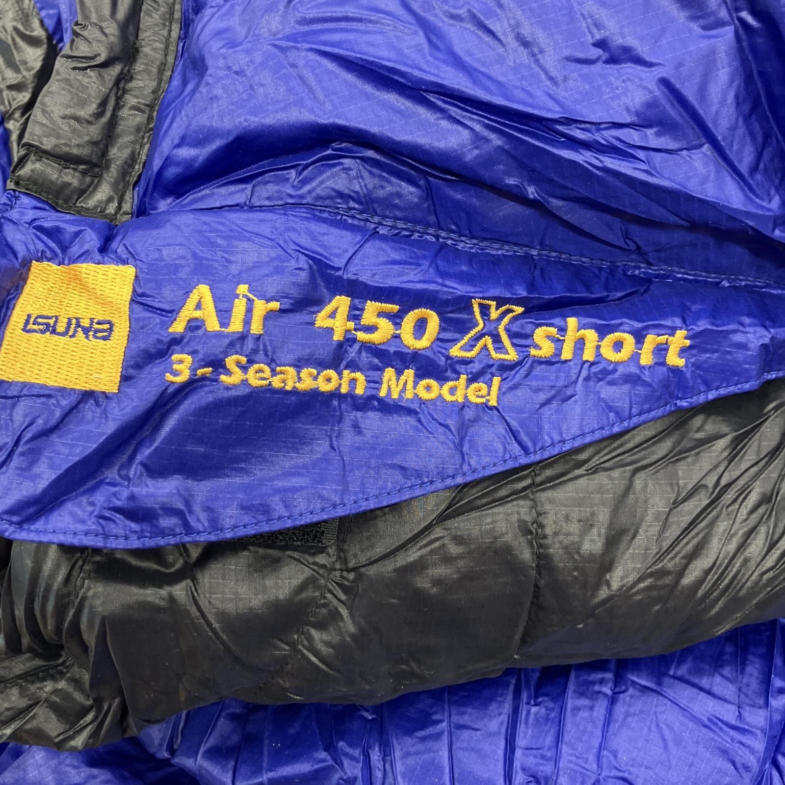 ISUKA Air 450 X Short シュラフ ISUKA ダウンシュラフ ISUKA Air 450 X short -6℃～ ロイヤルブルー