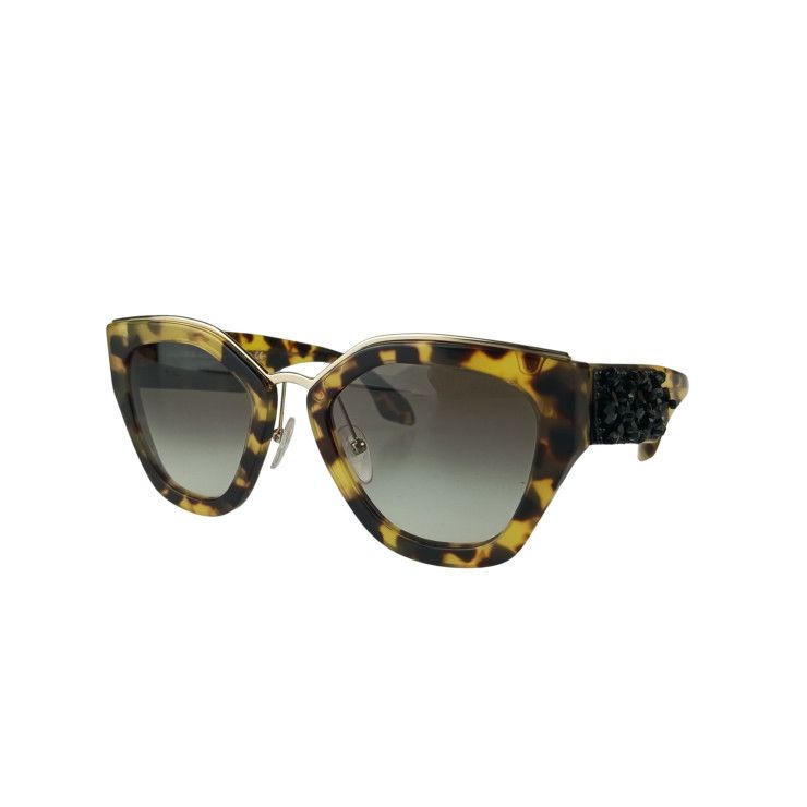 PRADA プラダ サングラス SPR10T ブラウン系 アセテート レディース べ