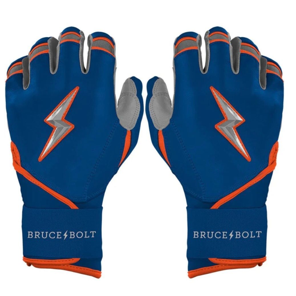 ブルースボルト　野球　ソフトボール　バッティンググローブ　ロングカフ　Brandon Nimmo Signature Series Long Cuff Batting Gloves Blue