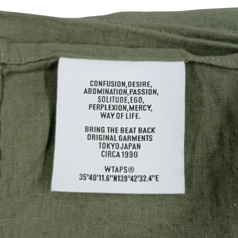 WTAPS ダブルタップス 20AW WRAP SCARF LICO スカーフ オリーブドラブ