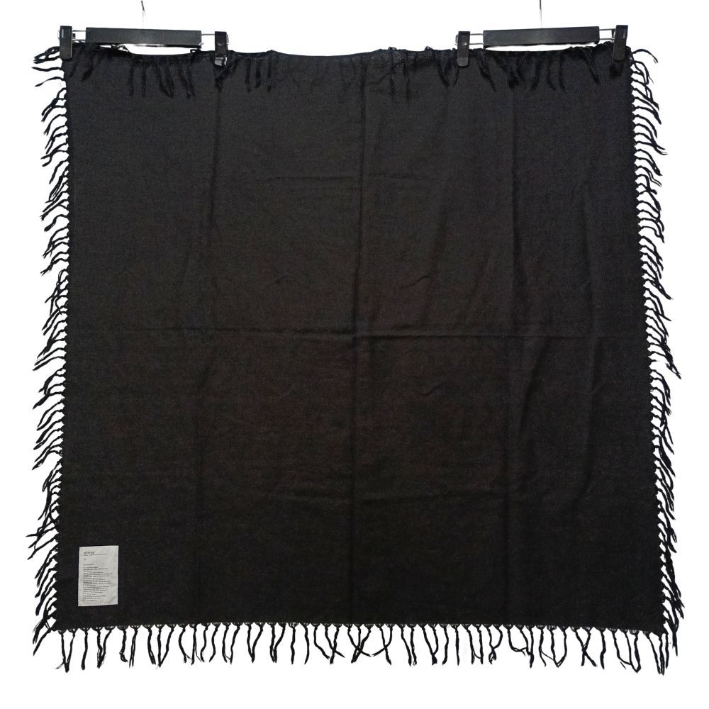 WTAPS ダブルタップス WRAP SCARF LICO フリンジ スカーフ ブラック