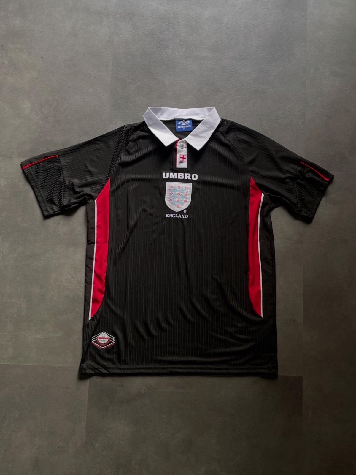 UMBRO ENGLAND イングランド代表 アンブロ ゲームシャツ ユニフォーム 2XL 黒
