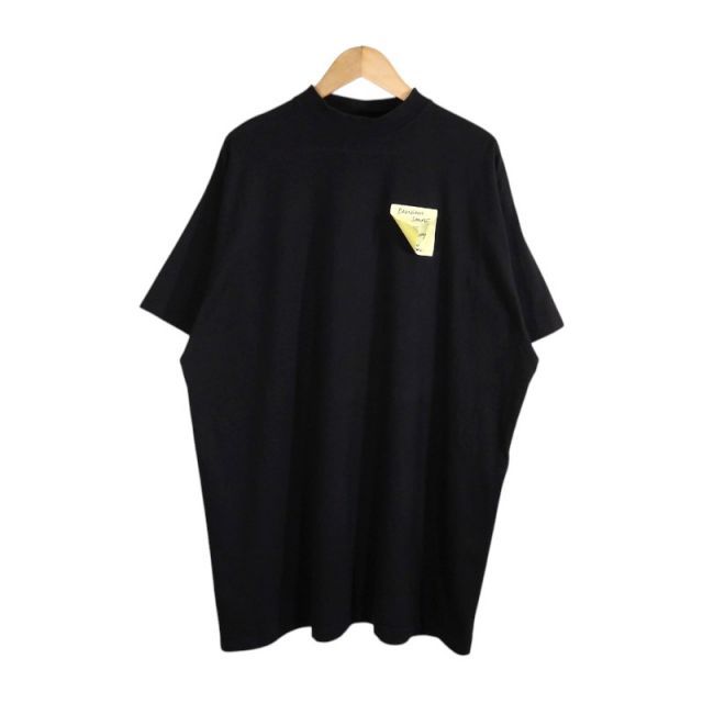 BALENCIAGA 23ss STICKY NOTE TEE BLACK サイズ3 739028 T0VD4 1055 バレンシアガ スティッキー ノート Tシャツ トップス 大名店